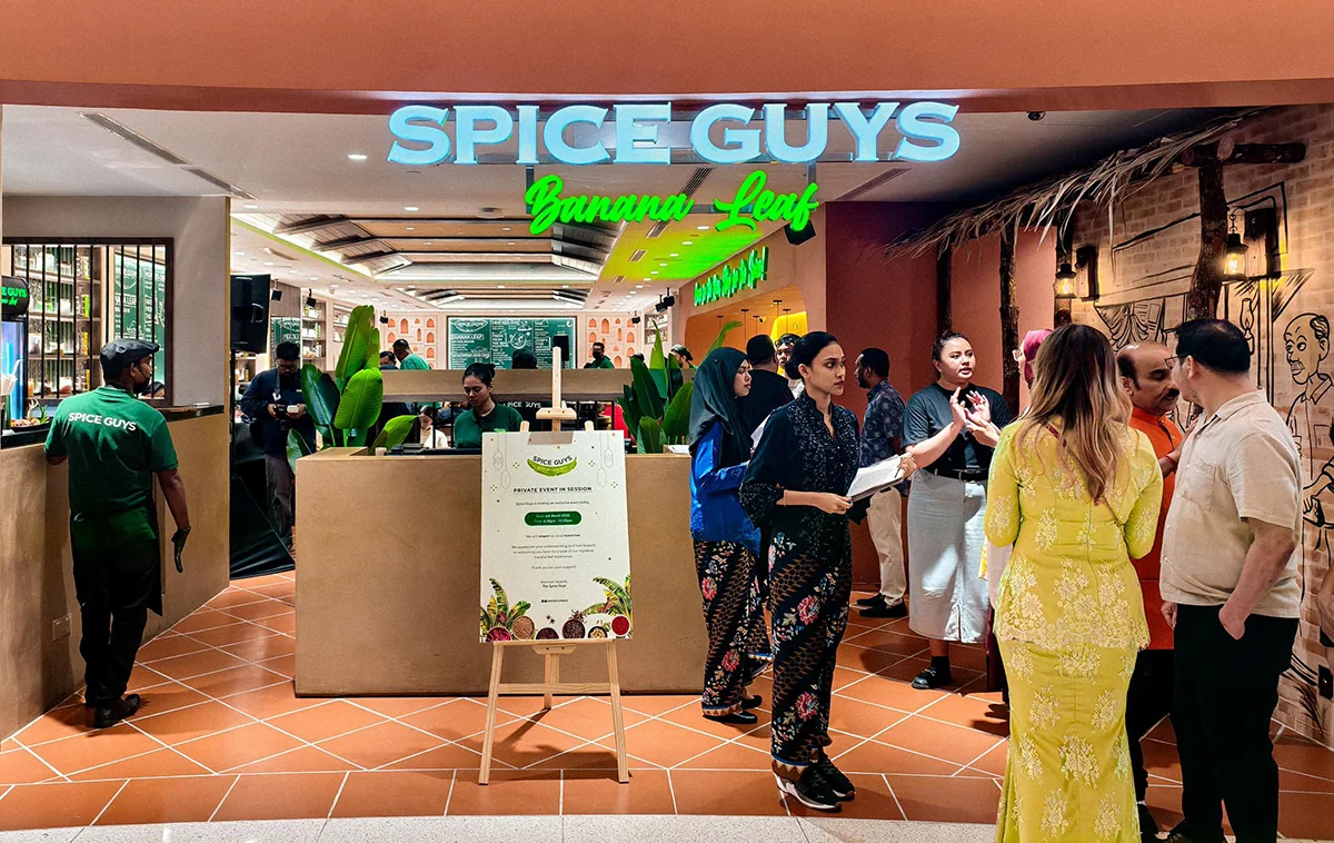 Spice Guys restaurant interior at KLCC by Satori Design Studio