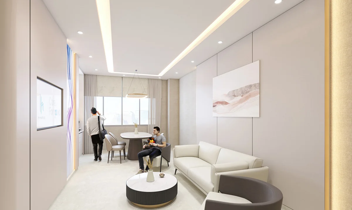 VIP hospital room 3D visualisation in Penang by Satori Design Studio